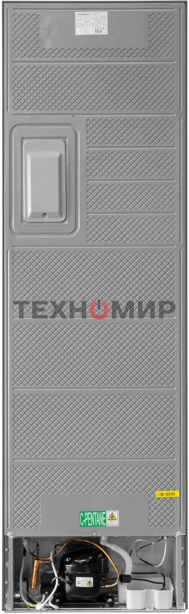 Холодильник Maunfeld MFF200NFSE нержавеющая сталь двухкамерный 271/106л морозилка снизу