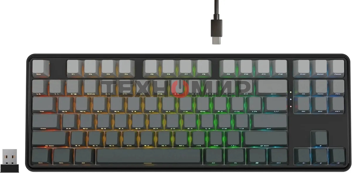 Клавиатура Redragon Star Blade Pro гибридная, USB Type-A, Bluetooth, радиоканал, чёрный