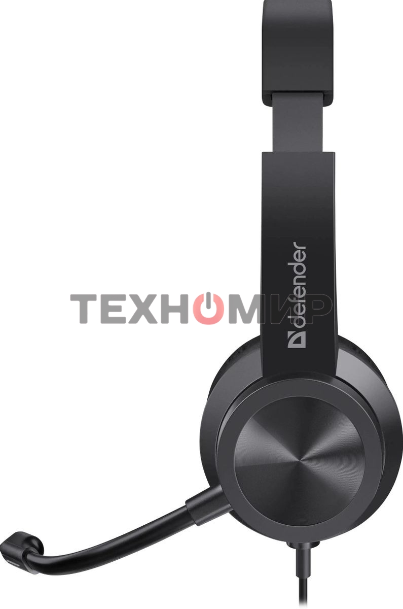 Гарнитура проводная Defender Tune 150 (черная, провод 1.8 м)