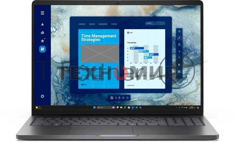 Ноутбук DELL 16 Pro Ultra 5 235U 16” 16:10 FHD+ (1920 x 1200),60Hz,IPS,Non-Touch, AGl,300 nit,16GB (1x16GB) 512GB SSD Intel graphics,Backlit,FPR,2y,Linux,1,9kgKB Eng