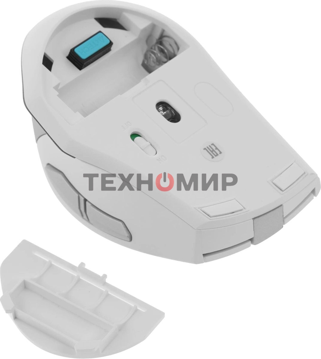 Мышь беспроводная A4Tech Fstyler FG35 серебристый/белый, 2000 dpi, радиоканал, USB, кнопки - 6