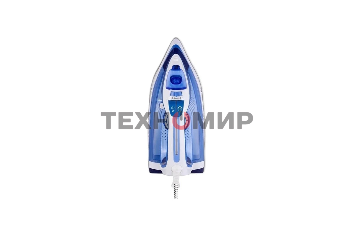 Утюг BQ SI1002 белый/синий, 2600 Вт, 30 г/мин, 140 г/мин, 320 мл