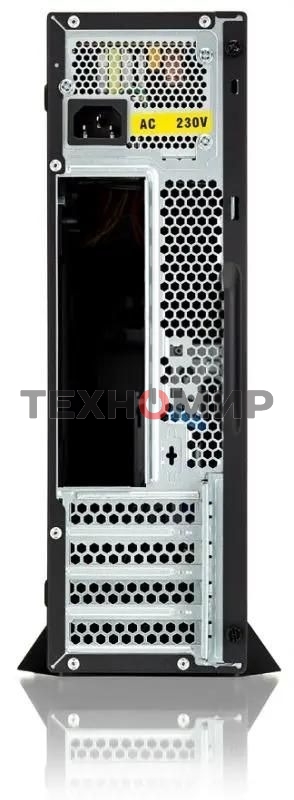 Компьютерный корпус Foxline FL-211-TFX300S с блоком питания 300Вт, mATX case, black, w/PSU TFX 300W, w/2xUSB2.0+2xUSB3.0, w/pwr cord, w/8cm FAN