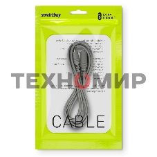 Кабель-удлинитель Smartbuy 3.5 Jack (M) - 3.5 Jack (F), стерео, аудио, 1,8 м, пакете (KA-321-350)