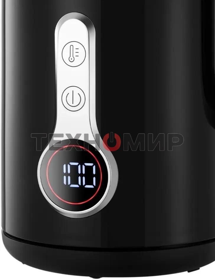 Чайник электрический Kitfort КТ-6701 1.7л. 2200Вт черный корпус: нерж.сталь/пластик