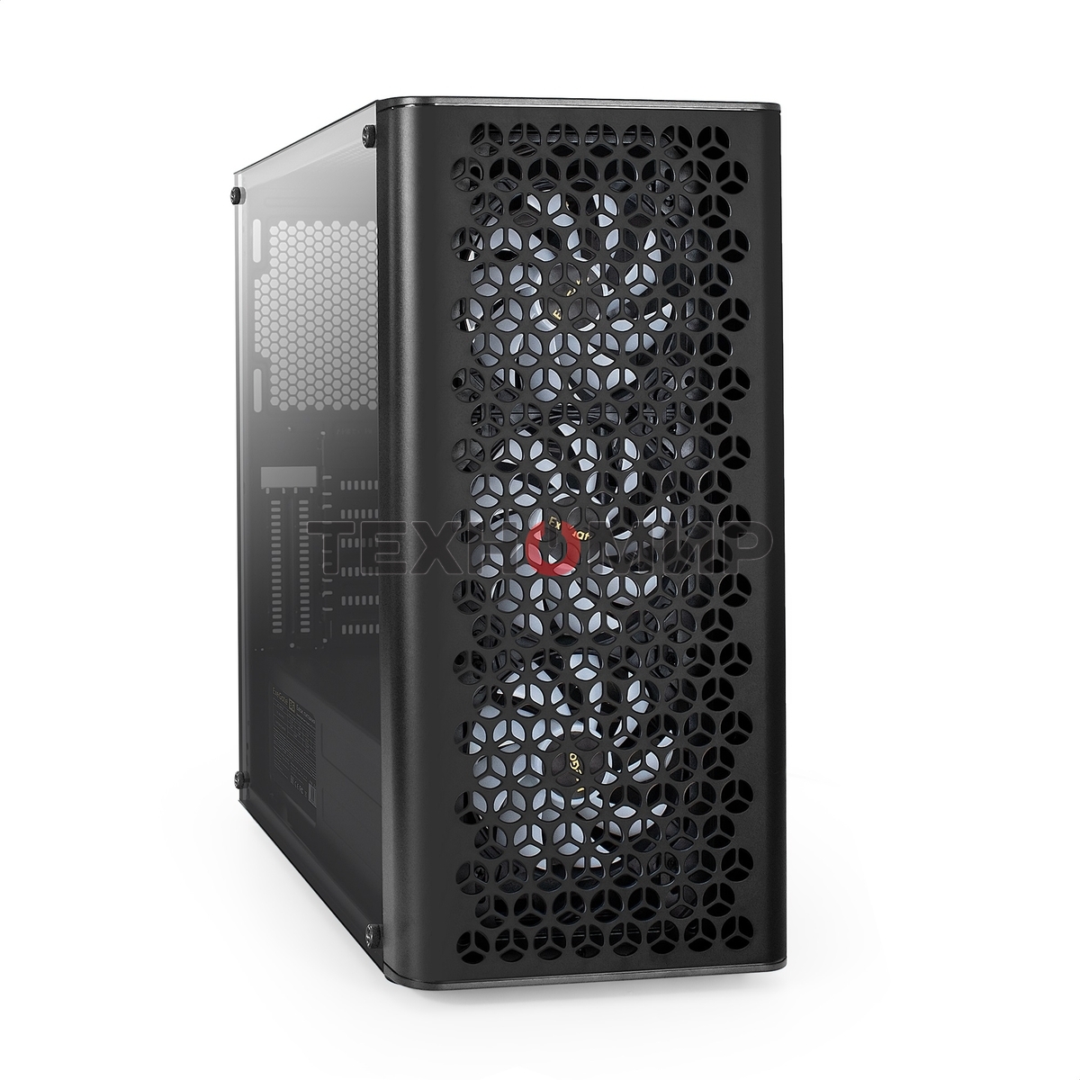 Компьютерный корпус Miditower ExeGate EVO-9202-NPX700 (ATX, БП 700NPX с вент. 12 см, с окном, 1*USB+1*USB 3.0, аудио, 3 вент. 12см с RGb подсветкой)
