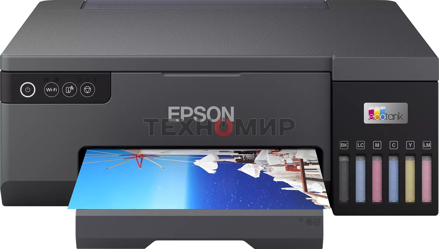 Принтер струйный Epson L8050 (C11CK37405/C11CK37402/C11CK37504/C11CK37507/C11CK37506), A4, цветное, печ. до 8 стр/мин., 1440 x 5760 dpi, USB, Wi-Fi