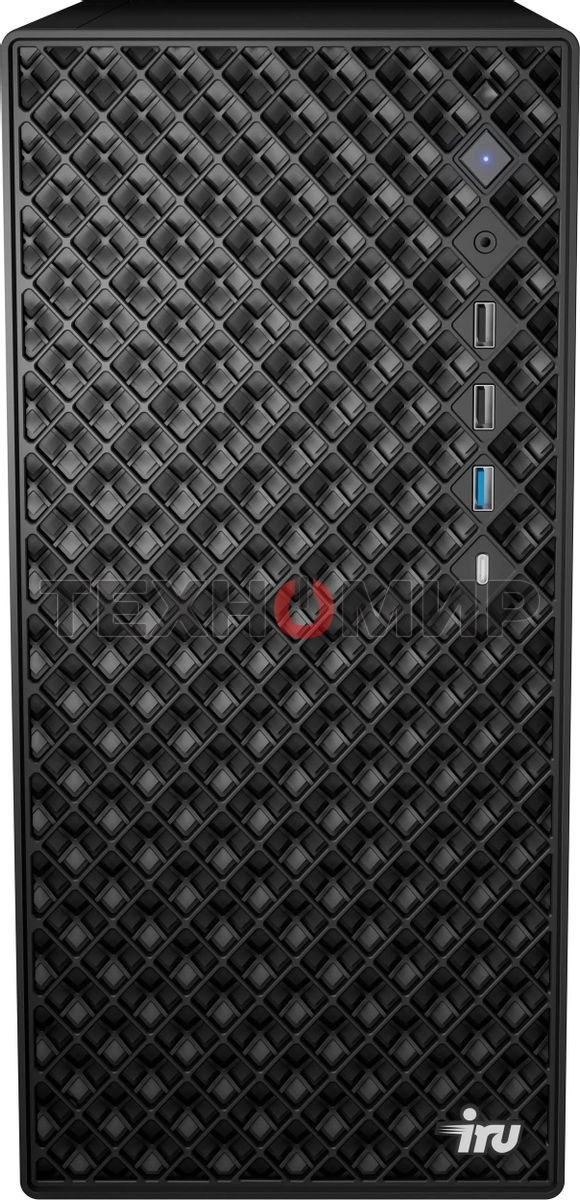 Компьютер IRU Tactio 520B6SB MT Ryzen 5 8500G (3.5) 16Gb SSD 512Gb RGr FreeDOS 2.5Gigabit 450W черный (RUS) (2116603)
