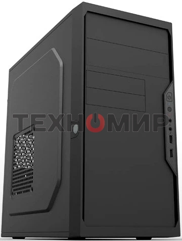 Компьютерный корпус с блоком питания 450Вт. Case Foxline FL-733, mATX, 2x5.25EXT, 2x3.5EXT, 5x3.5INT, 2xUSB 2.0, HDA, w/o FAN, w/450W ATX PSU, w/1.2m EU pwr cord