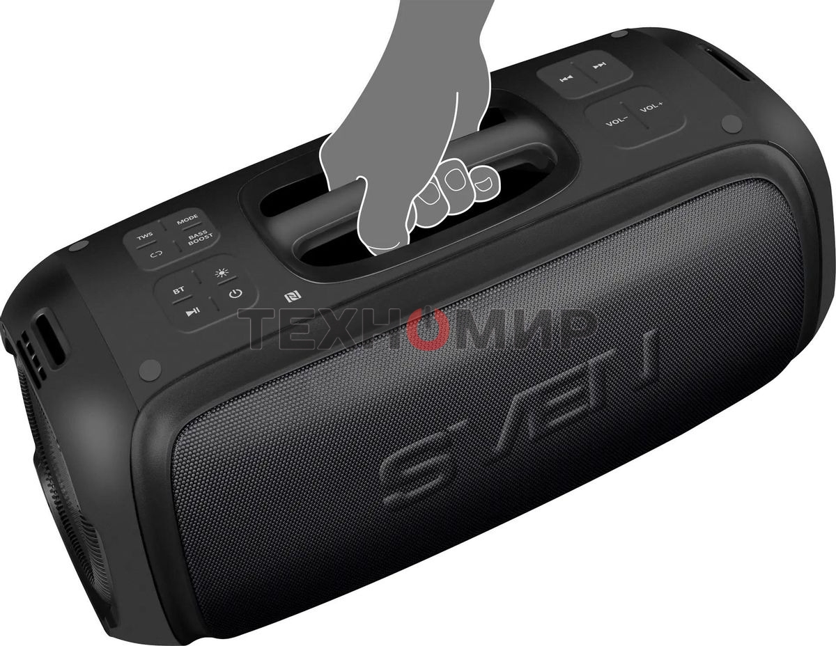 Портативная колонка Sven PS-860 черный 100W 1.0 BT/3.5Jack 5400mAh (SV-022518)