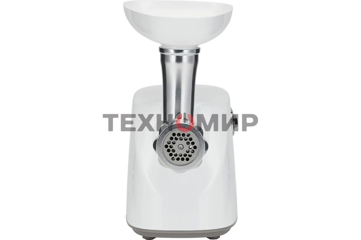 Мясорубка электрическая Starwind SMG2341 белый, 1800 Вт, 2.0 кг/мин, реверс, защита от перегрузки, насадки - 4