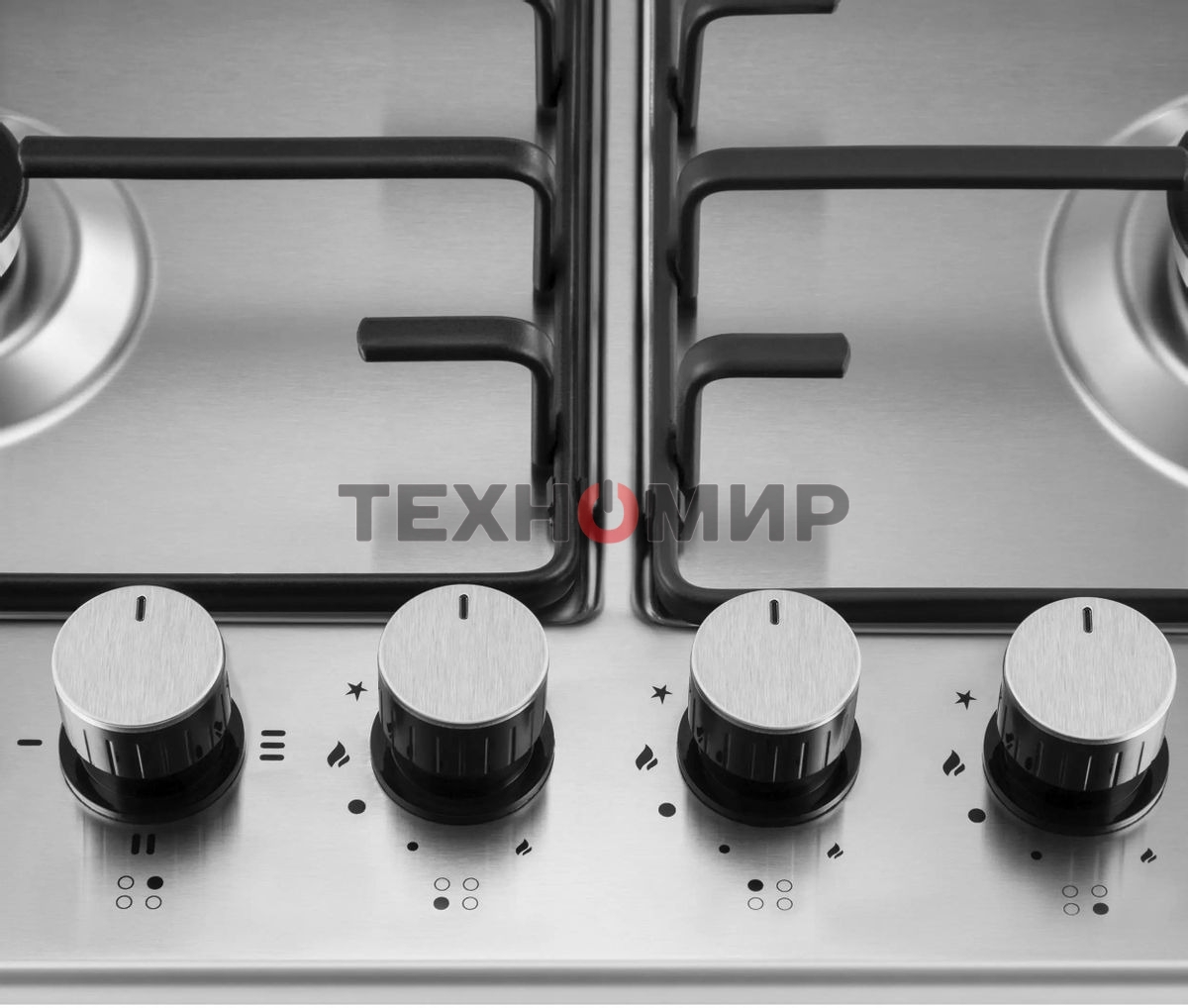 Комбинированная варочная панель (электрическая+газовая) Maunfeld EEHS.64.3CS/KG