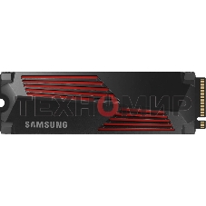 Накопитель SSD Samsung 990 Pro 4Tb, PCIe 4.0 x4, M.2 2280, NVMe, R/W 7450/6900, с радиатором