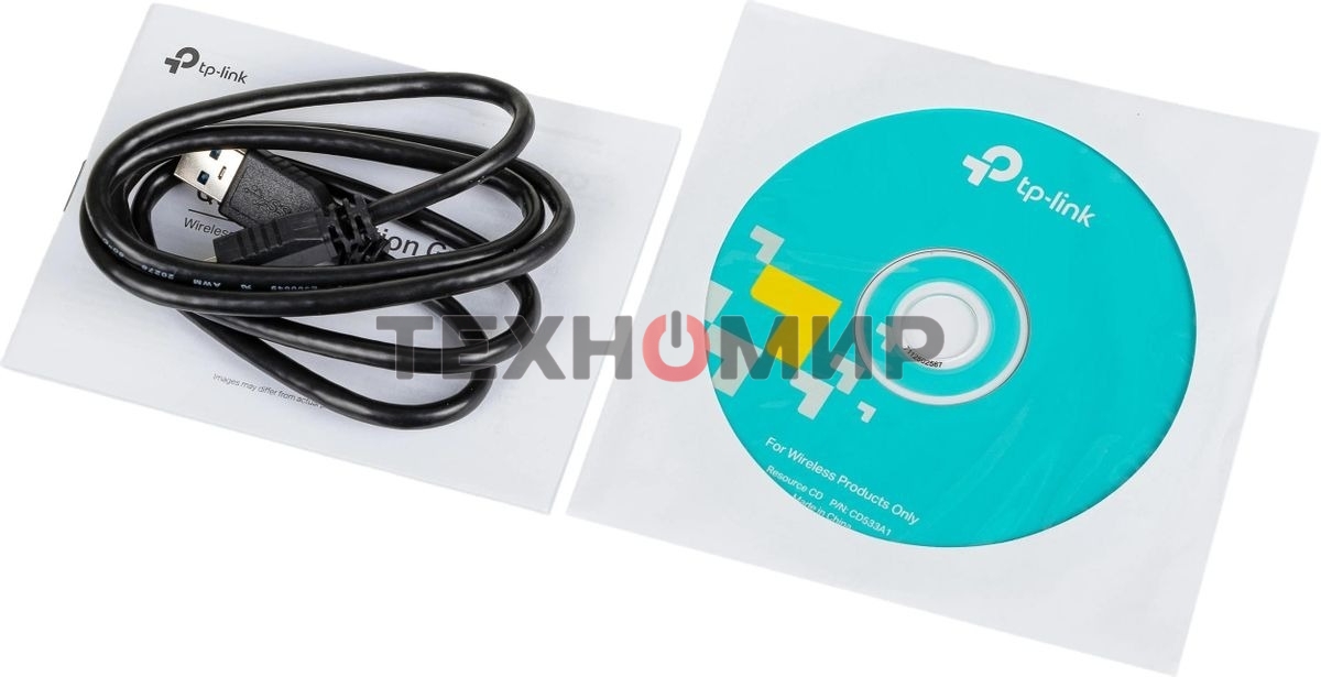 Адаптер TP-Link AC1300Mbps Dual-band High-Gain wireless USB adapter, 867Mbps at 5G and 400Mbps at 2.4G, two high gain antennas, USB 3.0, USB extension cable, support wave 2 MU-MIMO, full compatible with Windows and macOS.