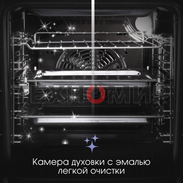 Духовой шкаф электрический встраиваемый Zigmund & Shtain E 145 S нержавеющая сталь