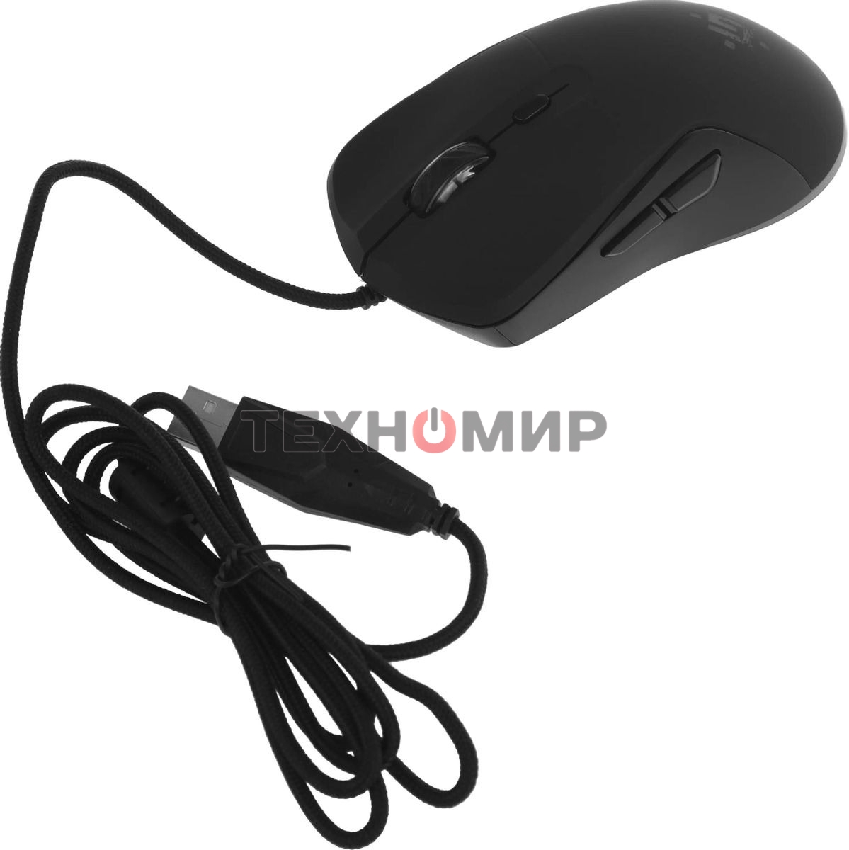 Мышь проводная Defender Arga GM-049 черный, 3600 dpi, USB, кнопки - 6