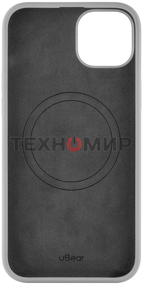 Чехол (клип-кейс) uBear для Apple iPhone 15 Plus Touch Mag Case with MagSafe серый (CS272MG67TH-I23M)