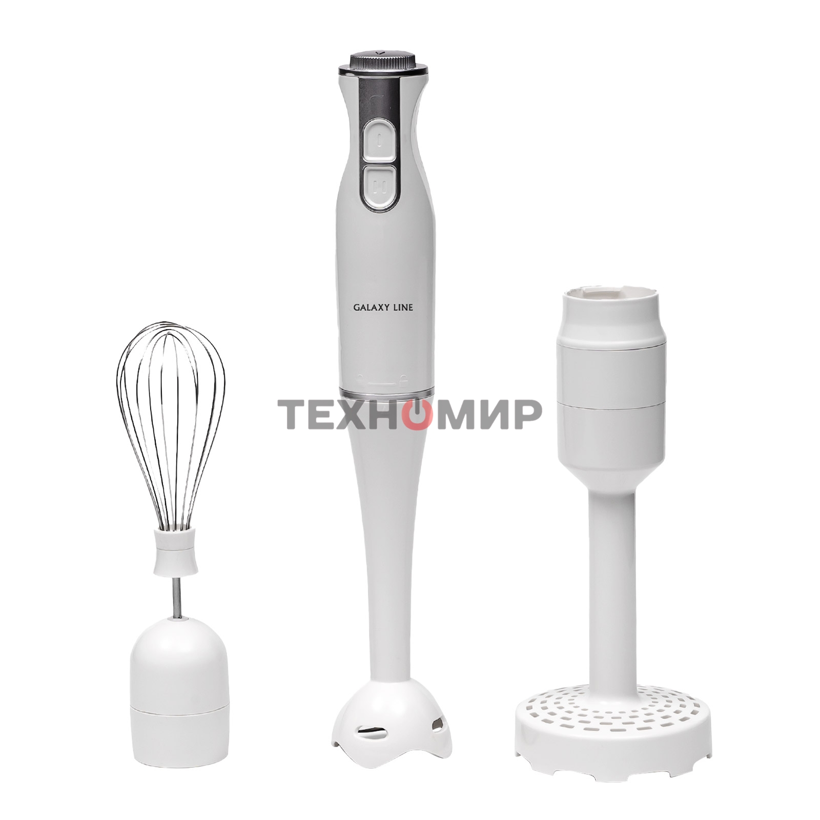 Блендер погружной Galaxy Line GL 2104 800 Вт, белый/серебристый