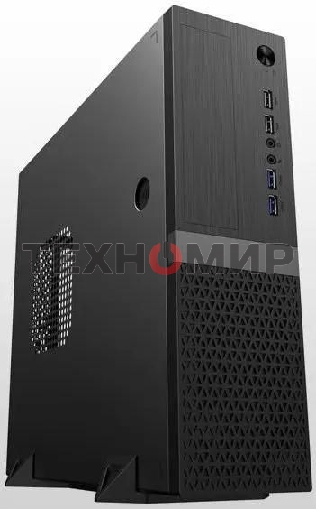 Компьютерный корпус Foxline FL-211-TFX300S с блоком питания 300Вт, mATX case, black, w/PSU TFX 300W, w/2xUSB2.0+2xUSB3.0, w/pwr cord, w/8cm FAN