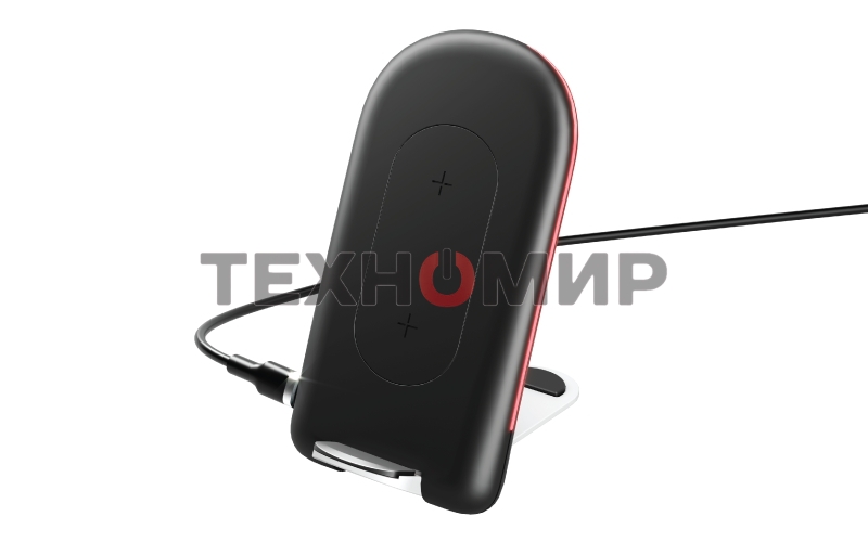 Беспроводное зарядное устройство OLMIO FOLD, QI, 15W, черное