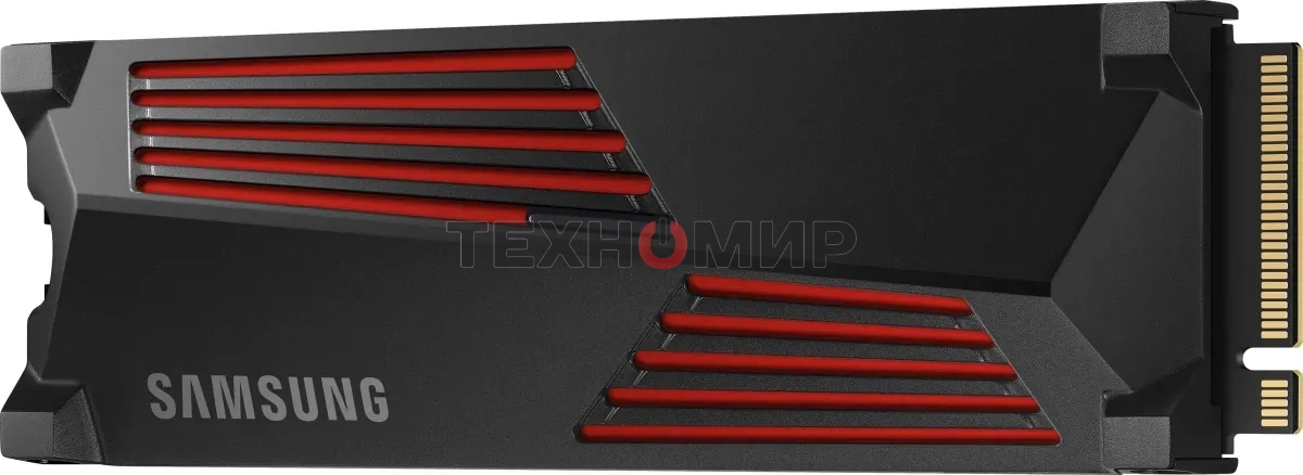 Накопитель SSD Samsung 990 Pro 4Tb, PCIe 4.0 x4, M.2 2280, NVMe, R/W 7450/6900, с радиатором