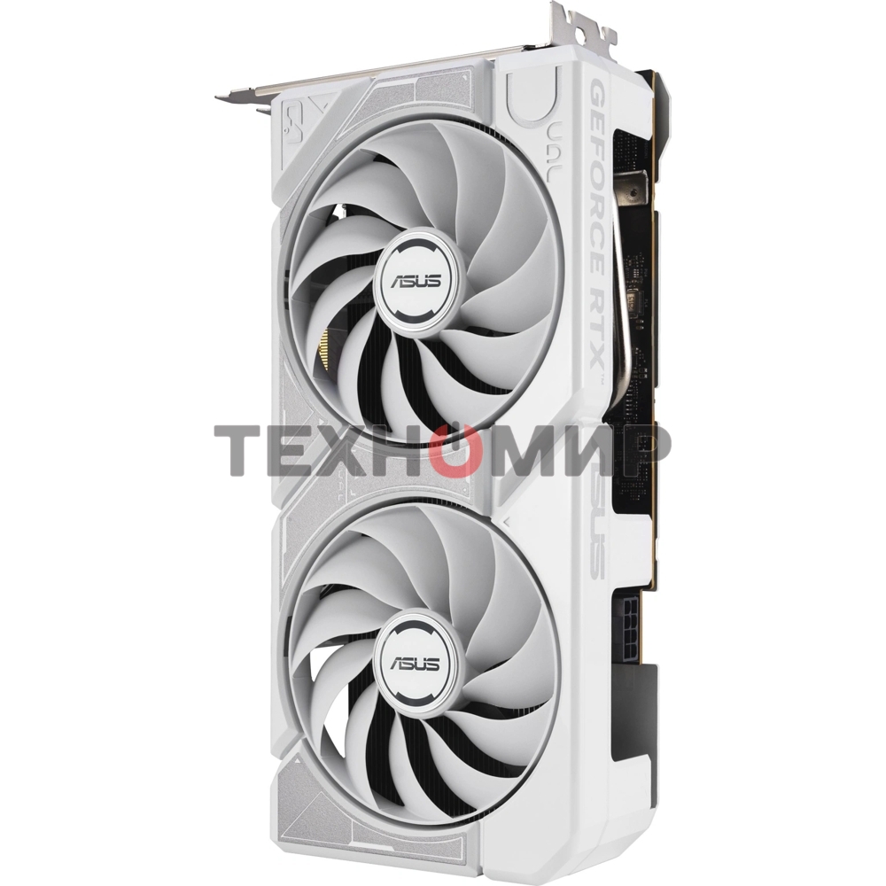 Видеокарта Asus GeForce RTX 5060 DUAL OC White, Nvidia RTX 5060, 8GB GDDR7, 128 bit, PCI-E 5.0, DPx3, HDMIx1, 2535 MHz