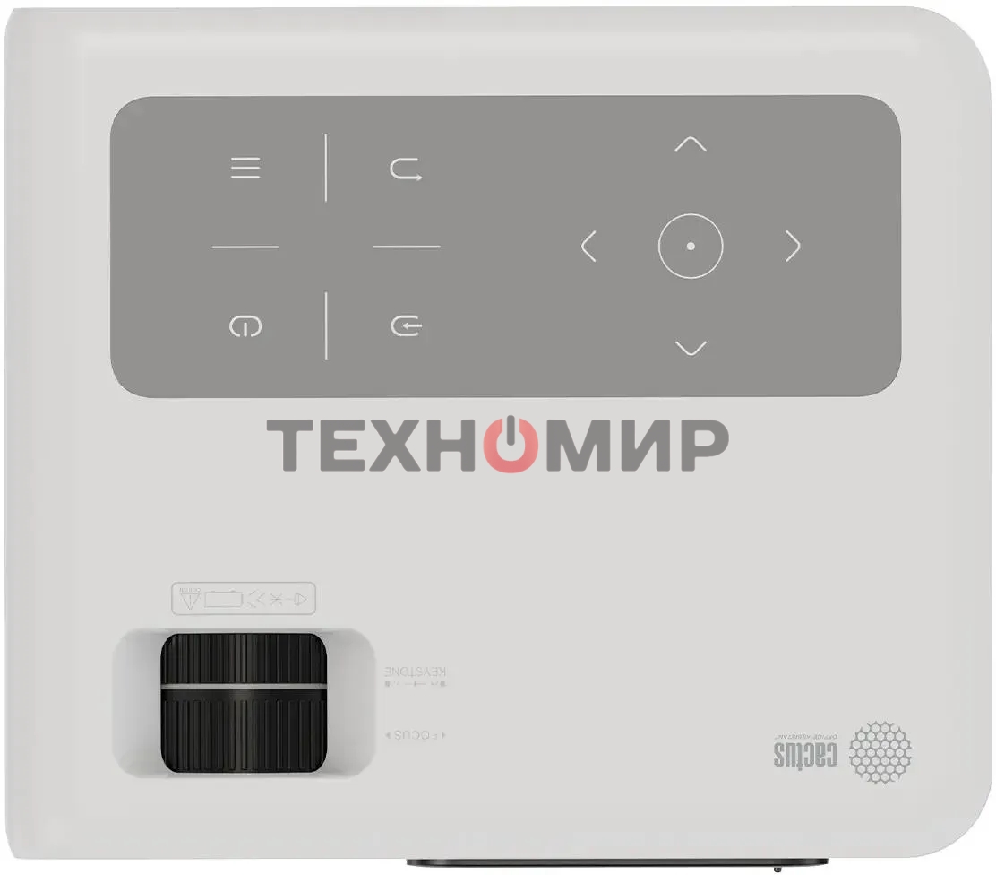 Проектор Cactus CS-PRM.01WT.Full HD LCD 19000Lm LS 700Lm ANSI (1920x1080) 2500:1 ресурс лампы:50000часов 2xUSB typeA 2xHDMI 1.8кг