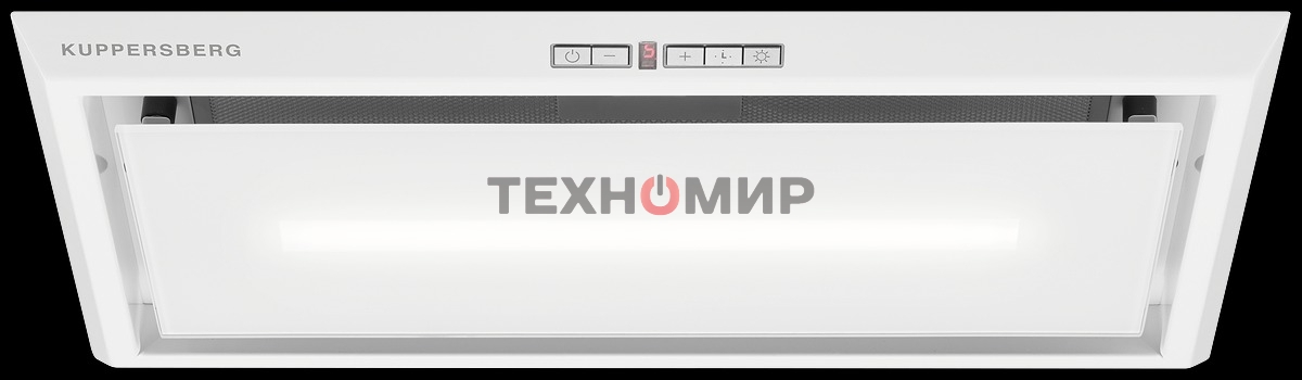 Вытяжка встраиваемая Kuppersberg Intro 60 White белый, 60 см, 1500 куб. м/ч, 43 дБ