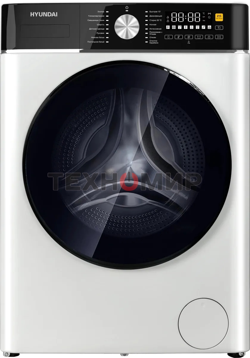 Стиральная машина Hyundai WME7216 класс: A+++ загр.фронтальная макс.:7кг белый инвертор