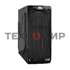 Корпус Miditower Exegate UN-604 Black, ATX, UN500, 120мм 2*USB+2*USB3.0, Audio