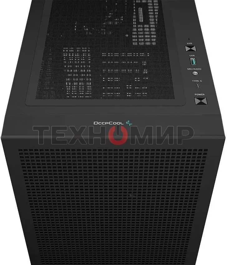 Компьютерный корпус DeepCool CH560 черный (R-CH560-BKAPE4-G-1) (ATX, без БП, 2хUSB, с окном)