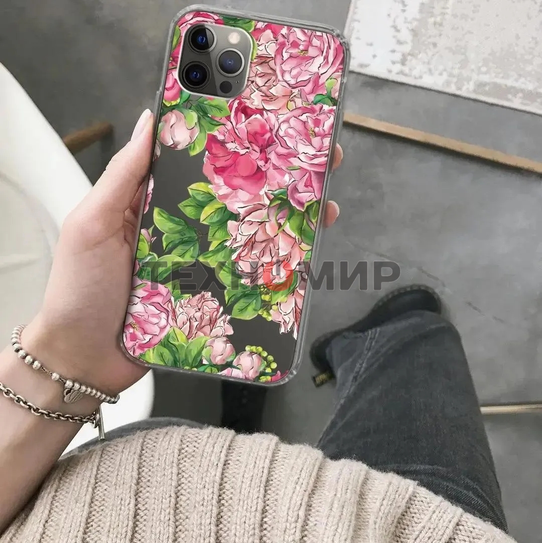 Чехол (клип-кейс) GRESSO Air, для Apple iPhone 12/12 Pro, прозрачный/рисунок gr17aaae9070