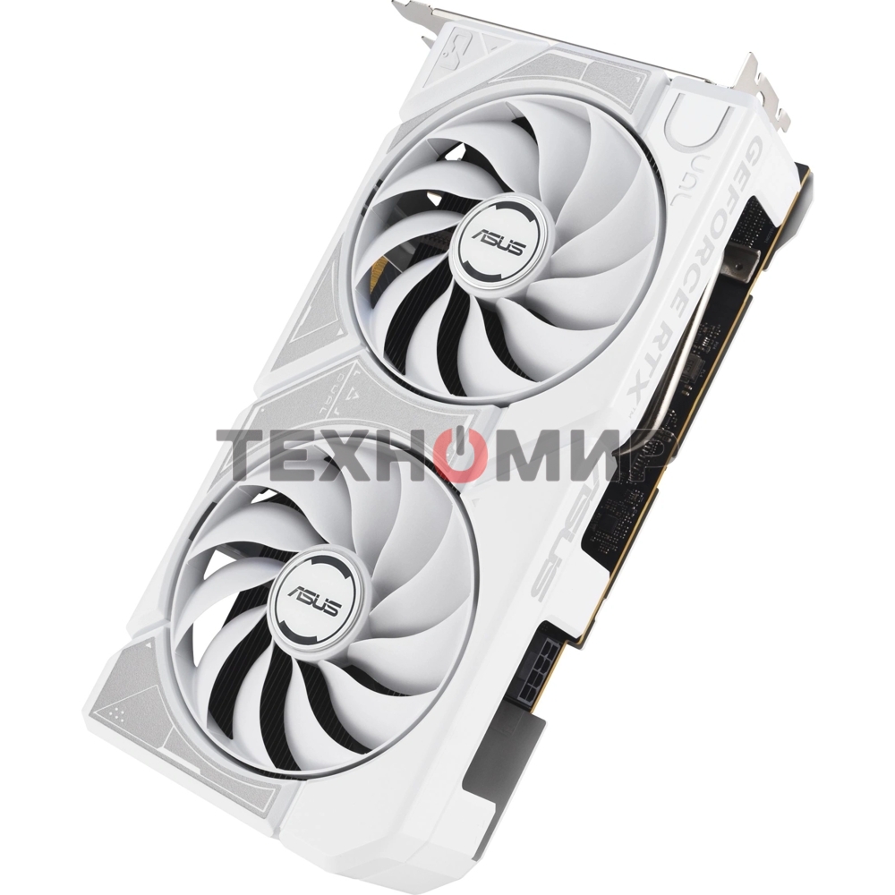 Видеокарта Asus GeForce RTX 5060 DUAL OC White, Nvidia RTX 5060, 8GB GDDR7, 128 bit, PCI-E 5.0, DPx3, HDMIx1, 2535 MHz