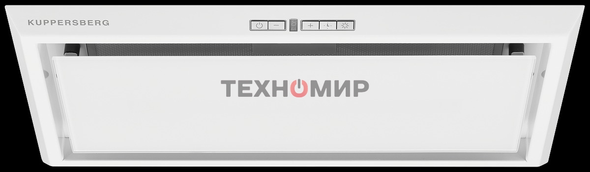 Вытяжка встраиваемая Kuppersberg Intro 60 White белый, 60 см, 1500 куб. м/ч, 43 дБ