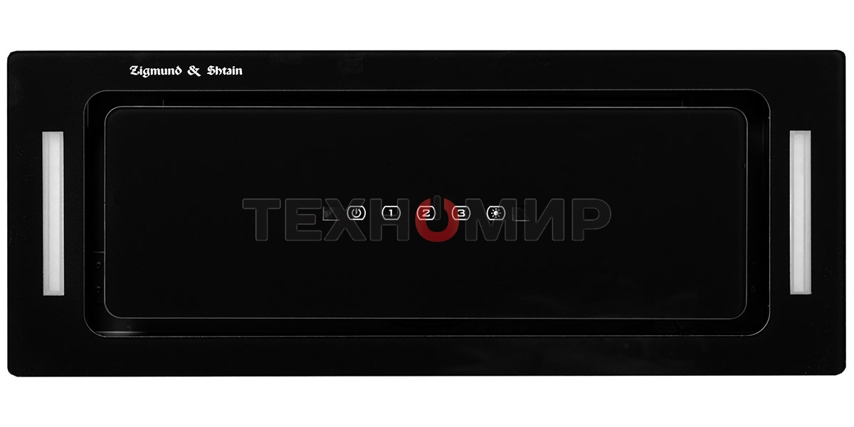 Вытяжка встраиваемая Zigmund & Shtain K 014.7 B черный, 72 см, 1100 куб. м/ч, 62 дБ