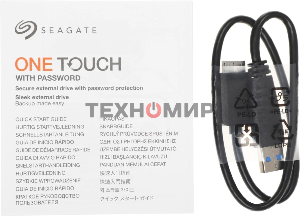 Жесткий диск Seagate One Touch STKY1000401 USB 3.0 1Tb 2.5