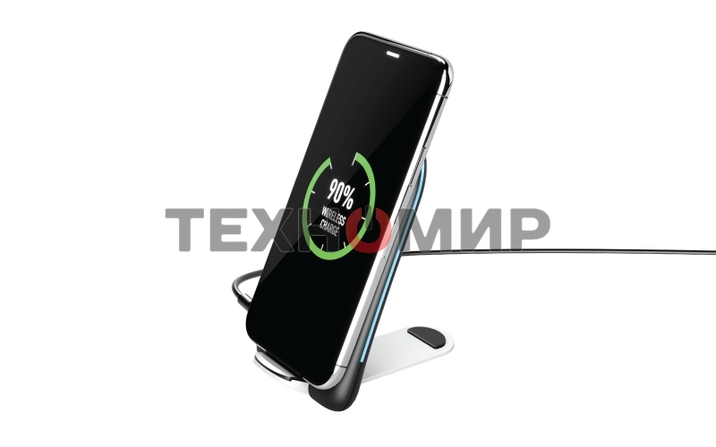 Беспроводное зарядное устройство OLMIO FOLD, QI, 15W, черное