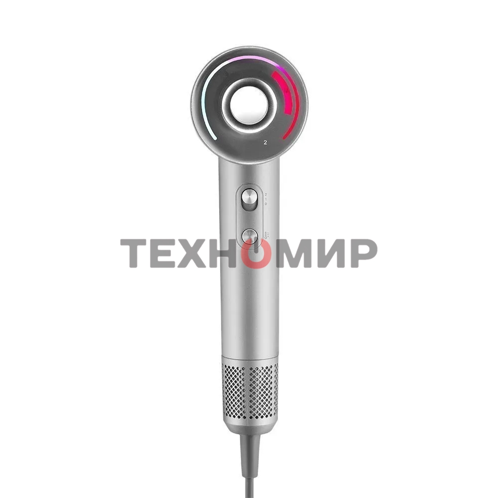 Фен Kitfort КТ-3292 серебристый, 1600 Вт, компактный, ионизация