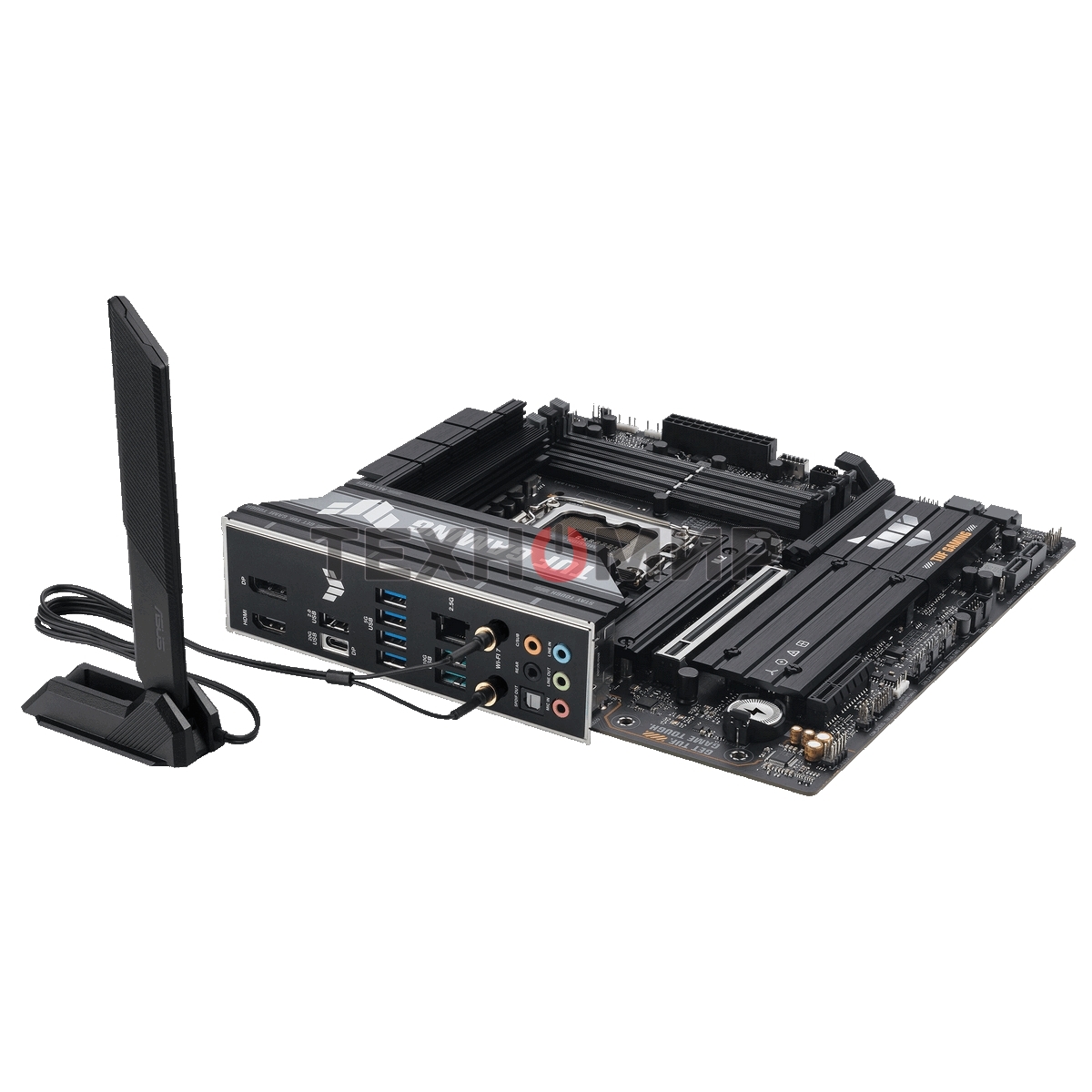 Материнская плата ASUS TUF GAMING B860M-PLUS WIFI, LGA 1851, Intel B860, 4xDDR5, 4xSATA, 3xM.2, 1xPCIe 5.0 x16, 1xPCIe x4, 1xUSB-C, 4xUSB-A 3.2 Gen 1, 2xUSB-A 3.2 Gen 2, 1xHDMI, 1xDP, 1x2.5Gb LAN, 7.1, mATX
