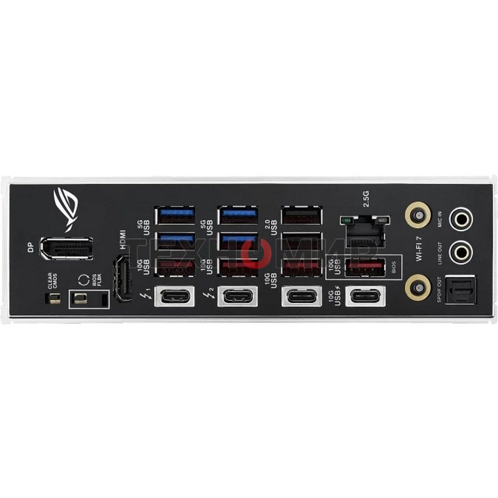 Материнская плата ASUS ROG STRIX Z890-F GAMING WIFI, LGA 1851, Intel Z890, 4xDDR5, 4xSATA, 5xM.2, 1xPCIe 5.0 x16, 1xPCIe 4.0 x4, 1xHDMI, 1xDP, 2xUSB-C, 1x 2.5Gb LAN, 4xUSB-A 3.2 Gen 1, 4xUSB-A 3.2 Gen 2, 2xUSB-A 2.0, 2xUSB-C Thunderbolt 4, 2x3.5 мм, 7.1, 