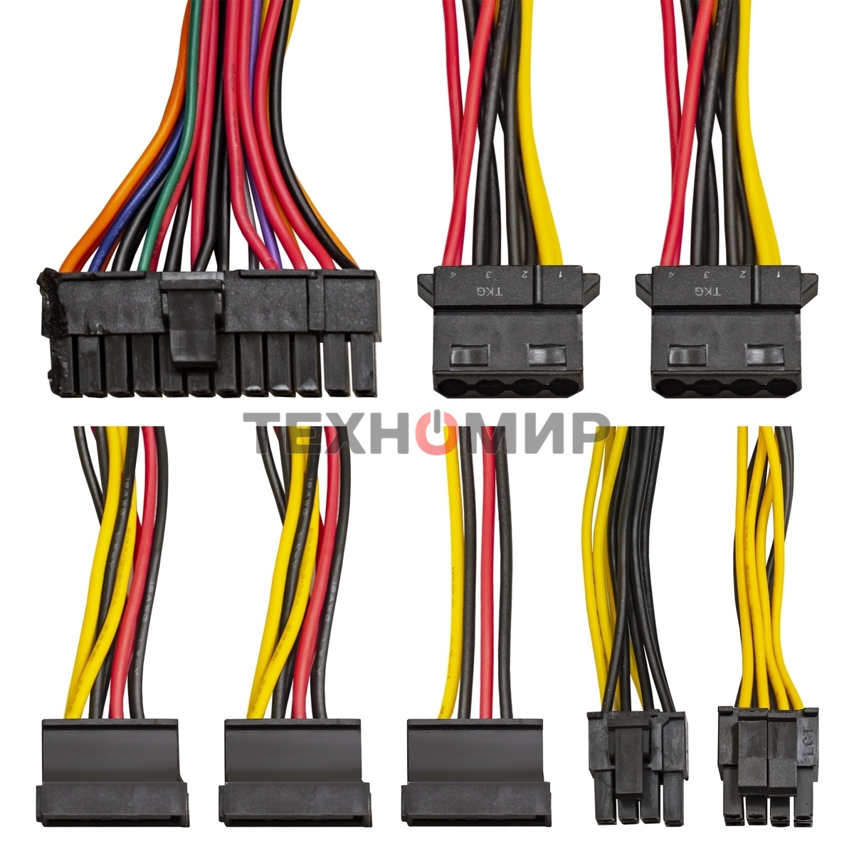 Блок питания ExeGate UNS450 (ES261568RUS-PC), 450Вт, 120мм, серебряный