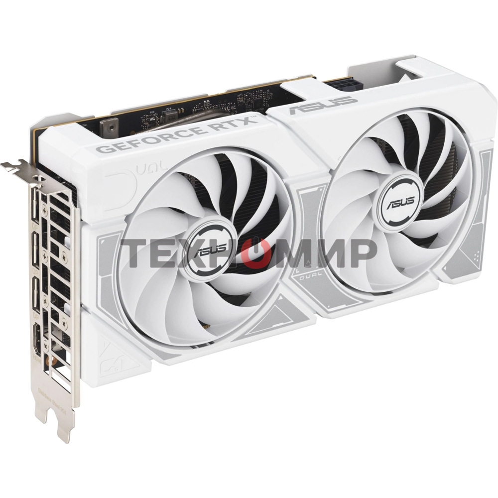 Видеокарта Asus GeForce RTX 5060 DUAL OC White, Nvidia RTX 5060, 8GB GDDR7, 128 bit, PCI-E 5.0, DPx3, HDMIx1, 2535 MHz