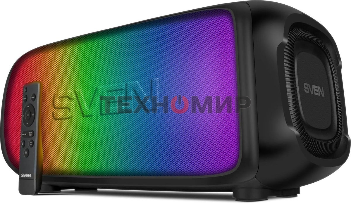 Портативная колонка Sven PS-860 черный 100W 1.0 BT/3.5Jack 5400mAh (SV-022518)