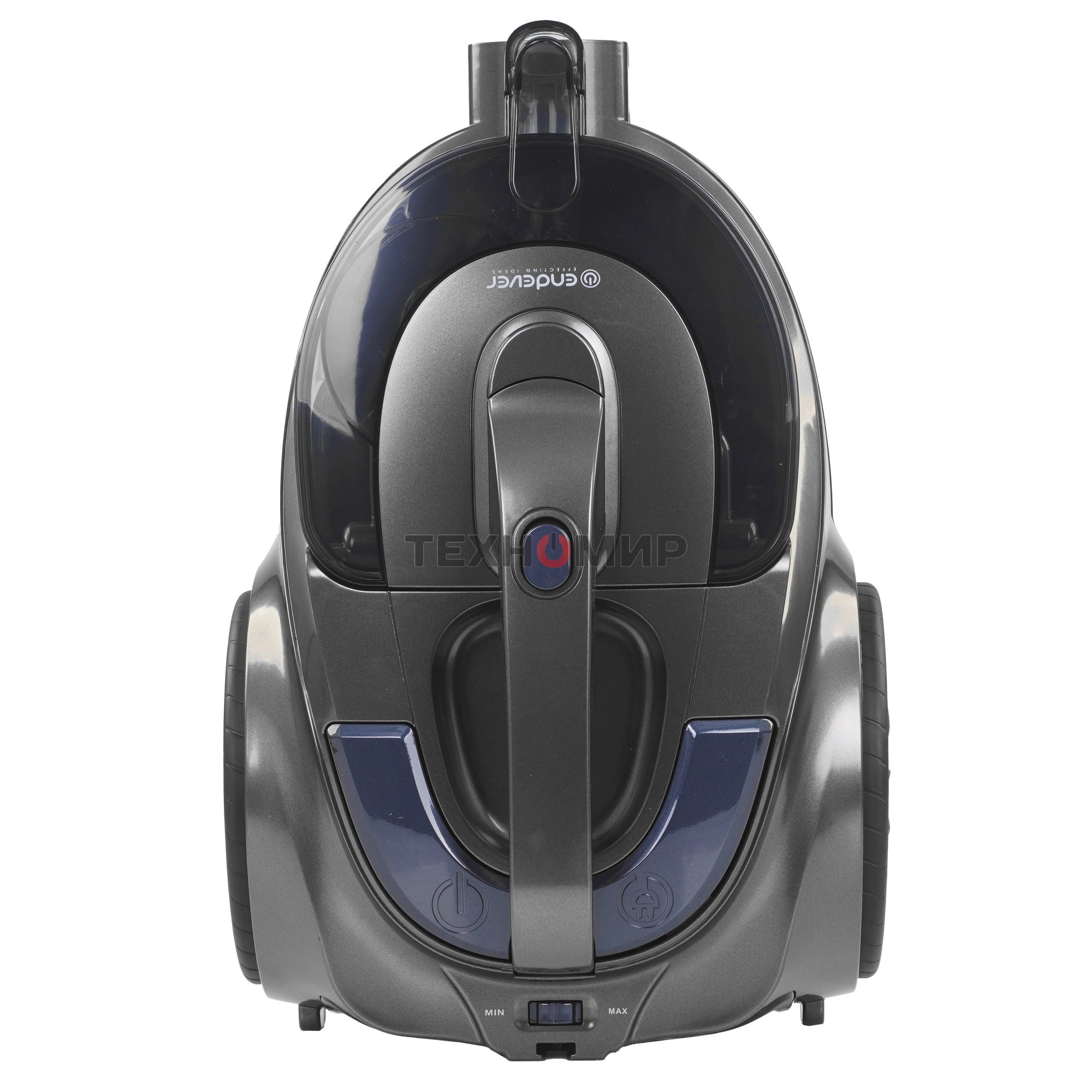 Пылесос Endever Skyclean VC-670 серый/синий, 420/2100 Вт, уборка сухая, пылесборник контейнер 3 л