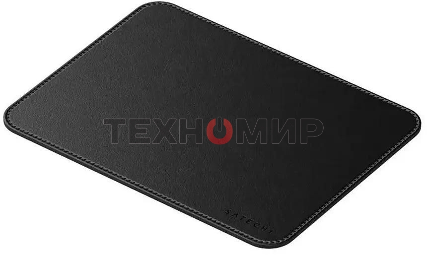 Коврик для мыши из веганской кожи Satechi Vegan-Leather Premium Desk Mat, черный