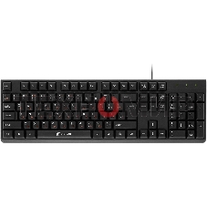Клавиатура Oklick 100M HW3 проводная, USB Type-A, чёрный