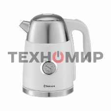 Чайник электрический Sakura SA-2178W Premium белый, 1.7 л, 2200 Вт