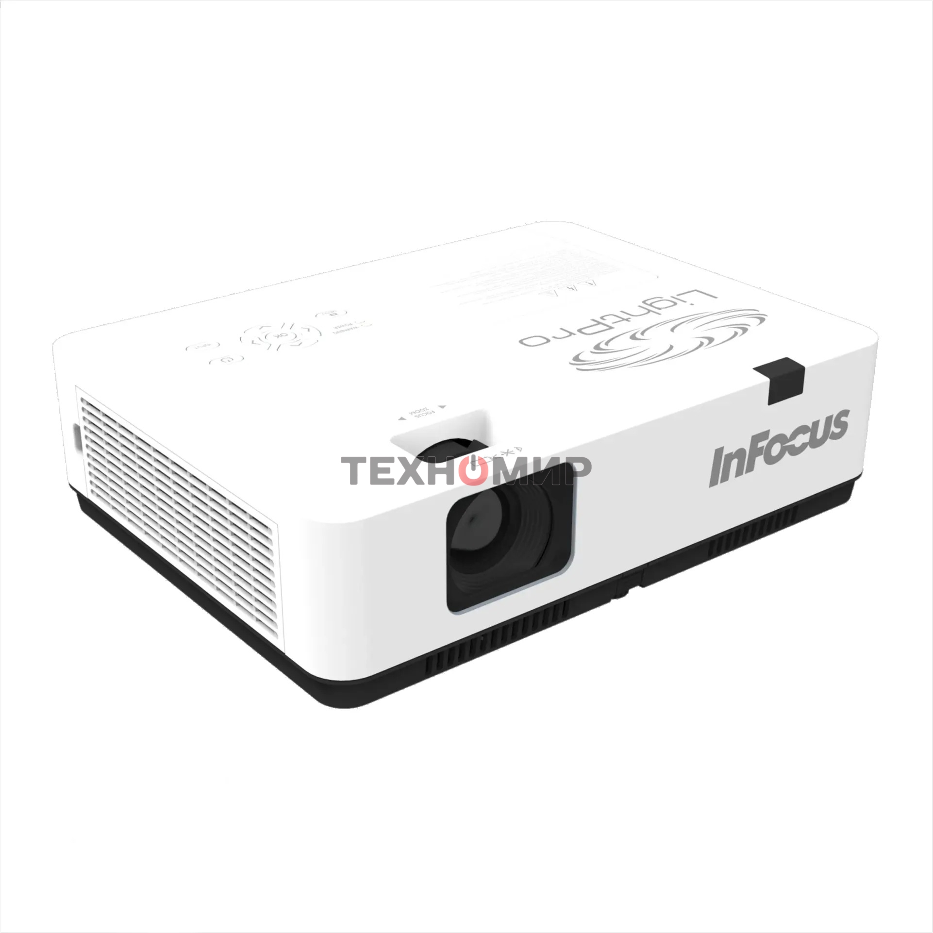 Проектор INFOCUS IN1036 3LCD, 5000 lm, WXGA, 1.371.65:1, 50000:1, (Full 3D), 16W, 2хHDMI 1.4b, VGA in, CompositeIN, 3,5 audio IN, RCAx2 IN, USB-A, VGA out, 3,5 audio OUT, RS232, Mini USB B serv, RJ45, 3,3 кг