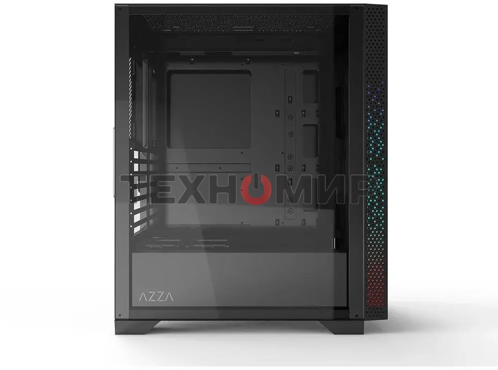 Компьютерный корпус Azza Celesta F черный без БП ATX 5x120мм 5x140мм 2xUSB 2.0 1xUSB 3.0 audio bott PSU