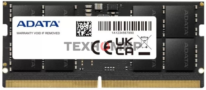 Оперативная память ADATA, DDR5, 8GB (1x8GB), 4800MHz, CL40, SO-DIMM
